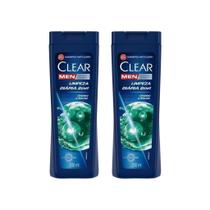Shampoo Clear 200Ml Dual Effect 2 Em 1 Limp Diaria-Kit C/2Un