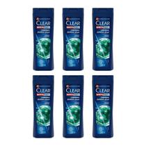 Shampoo Clear 200Ml Dual Effect 2 Em 1 Limp Diaria-Kit C/6Un
