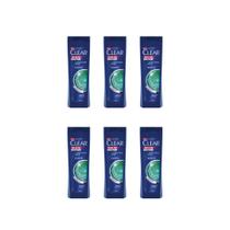 Shampoo Clear 400ml Limpeza Diaria 2 Em 1-Kit C/6un