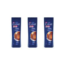 Shampoo Clear 400ml Queda Control-Kit C/3un