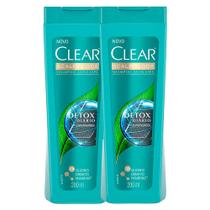 Shampoo Clear Detox Diário 200ml Kit com duas unidades