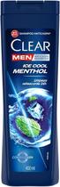 Shampoo Clear Men Anti Ice Chill Menthol 400ML Promocao Leve Mais Pague Menos