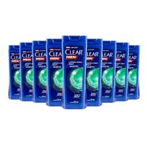 Shampoo Clear Men Anticaspa 2 Em 1 Limpeza Diária Minerais Oceânicos Bio Booster 200ml (Kit com 9)