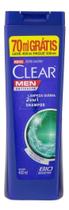 Shampoo Clear Men Anticaspa 2 Em1 Limpeza Diária 400ml