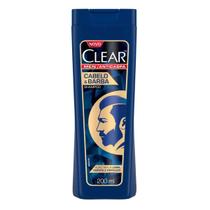 Shampoo Clear Men Cabelo & Barba Anticaspa 200 ml