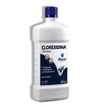 Shampoo Clorexidina 500 Ml Antiqueda, Antisseborreico e Antisseptico - World