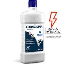 Shampoo Clorexidina Dugs 500ml Cães e Gato World Veterinaria