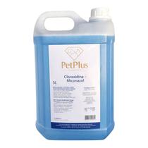 Shampoo clorexidina e miconazol pet plus 5l
