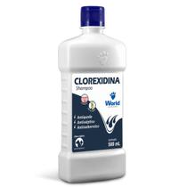 Shampoo Clorexidina Para Cães Pet Dugs World Veterinária 500ml