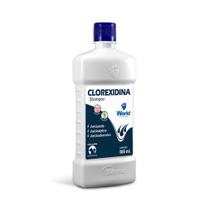 Shampoo Clorexidina para Dermatite Cães e Gatos World 500ml