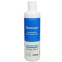 Shampoo Clorexsyn Konig 200ml Para Cães e Gatos