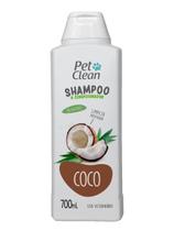 Shampoo Coco para Cães e gatos pet clean 700 ml