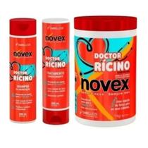 Shampoo, Codicionador E Creme Novex Doctor Rícino