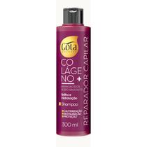 Shampoo Colágeno + 300Ml Restaura Brilho Beleza Gota Dourada