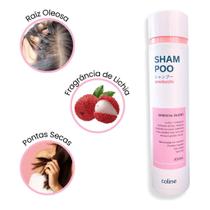Shampoo Coline Oriental Blend 300ml Limpeza Profunda e Controle da Oleosidade