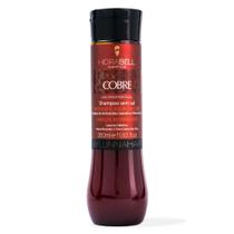 Shampoo Color Intensificador do tom Ruivo Cobre 350ml Hidrabell Realça Tom Acobreado Proteção da Cor