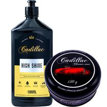 Shampoo Com Cera High Shine 500ml Cera Cleaner Wax Cadillac Limpadora