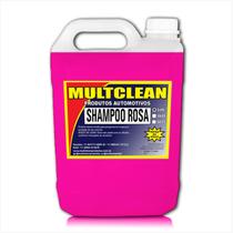 Shampoo Com Cera Premium Rosa Snow Foam Automotivo 5 Lts - Multclean Produtos