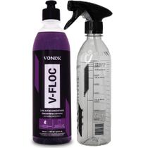 Shampoo Concentrado V-floc 500ML + Garrafa De Diluição 500ml