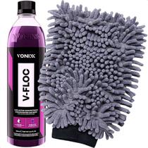 Shampoo Concentrado V-Floc Luva Microfibra Lavagem Vonixx