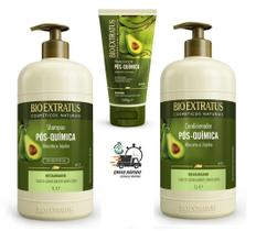 Shampoo Cond 1L E Finalizador 150g Pós Química Bio Extratus