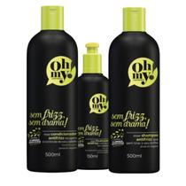 Shampoo Cond 500ml e Finalizador Sem Frizz Sem Drama Oh My!