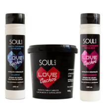Shampoo Cond Ativador de Cachos 980g Love Cachos Soul Black