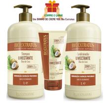 Shampoo Cond e Finalizador Umectante Bio Extratus +Brinde