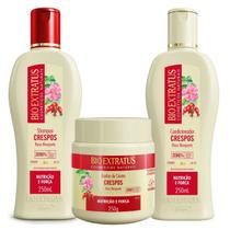 Shampoo Cond e Máscara Crespos R.Mosqueta Bio Extratus 250ml