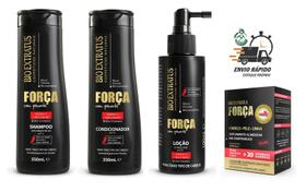 Shampoo Cond Loção Suplemento Força Com Pimenta Bioextratus