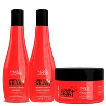 Shampoo +Condic 300ml e Máscara 250g Louvado Seja NutriMinas