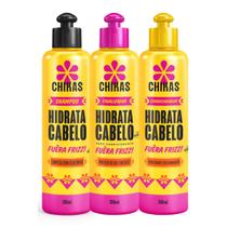 Shampoo Condic e Finalizador 300ml Chikas Hidrata Cabelo Shampoo Condic e Finalizador 300ml Chikas Hidrata Cabelo
