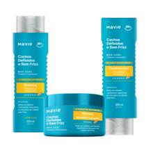 Shampoo Condic e Máscara Max Curl Mavie Cachos Definidos