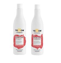 Shampoo + Condic Yellow Color Care 500ml Tratamento Da Cor