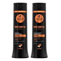 Shampoo + Condicion 300ml Haskell Encorpa Cabelo Engrossador