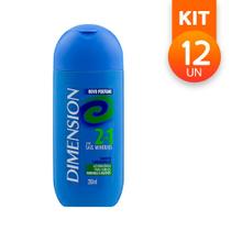Shampoo Condicionado Dimension 2em1 Adstringência Cabelos Normais a Oleosos 200ml (Kit com 12)