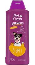 Shampoo/condicionador 5 Em 1 Cães E Gatos Pet Clean 700ml
