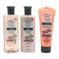 Shampoo + Condicionador + Ativador Flores e Vegetais Cachos Poderosos