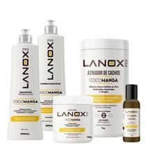 Shampoo + Condicionador + Ativador + Oleo + Mascara Lanox