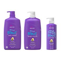 Shampoo + Condicionador + Creme Aussie Moist (kit)
