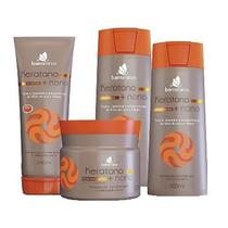 Shampoo, Condicionador, Creme para Pentear e Máscara para Cabelos Secos e com Frizz BARROMINAS Keratano nano