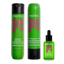 Shampoo, condicionador e conjunto de óleos Matrix Food For Soft 650ml