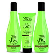 Shampoo Condicionador e Finalizador Fio Forte Nutriminas