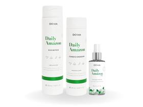Shampoo Condicionador e Óleo Finalizador DOHA Daily Amazon