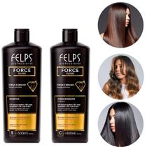 Shampoo+Condicionador Felps Profissional Antiqueda Reparador Para Cabelos Danificados Menos Queda Mais Brilho 500ml