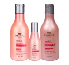 Shampoo Condicionador Finalizador Creme Magic Repair Amakha Shampoo Condicionador Finalizador Creme Magic Repair Amakha