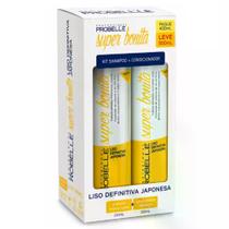 Shampoo + Condicionador Liso Definitiva Japonesa Probelle 500ML
