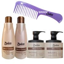 Shampoo, Condicionador, Máscara, Ativador Detra Meus Cachos