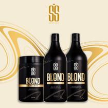 Shampoo, Condicionador + Máscara Capilar Linha Blond 1000 Profissional Sweet Sarai