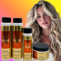Shampoo, Condicionador, Máscara e Leave-in Lady Billions Nutrition Charmelle